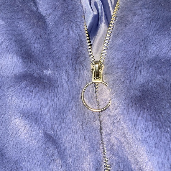 Fluffy Pastel Purple Jacket - Picture 3 of 5